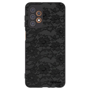 Picasee silikonowe czarne etui na Samsung Galaxy A23 A235F 4G - Dark Elegance