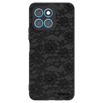 Picasee silikonowe czarne etui na Honor X6 - Dark Elegance