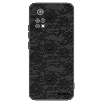 Picasee silikonowe czarne etui na Xiaomi Redmi Note 11S 5G - Dark Elegance