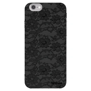 Picasee silikonowe przeźroczyste etui na Apple iPhone 6/6S - Dark Elegance