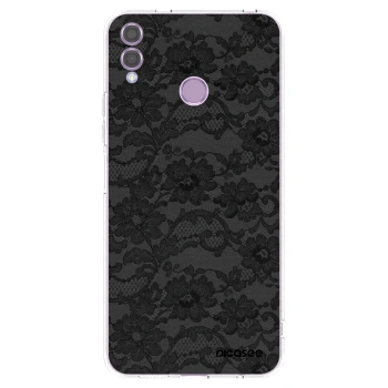 Picasee silikonowe przeźroczyste etui na Honor 8X - Dark Elegance