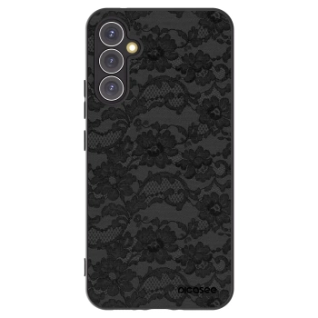 Picasee silikonowe czarne etui na Samsung Galaxy A34 5G A346B - Dark Elegance