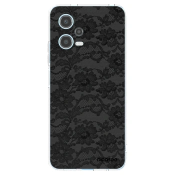 Picasee silikonowe przeźroczyste etui na Xiaomi Redmi Note 12 5G - Dark Elegance