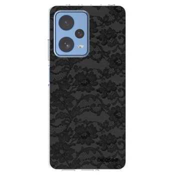 Picasee silikonowe przeźroczyste etui na Xiaomi Redmi Note 12 Pro 5G - Dark Elegance