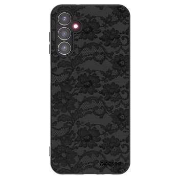Picasee silikonowe czarne etui na Samsung Galaxy A14 5G A146P - Dark Elegance