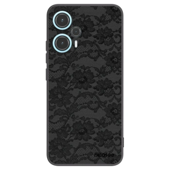 Picasee silikonowe czarne etui na Xiaomi Poco F5 - Dark Elegance