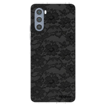 Picasee silikonowe przeźroczyste etui na Motorola Moto G62 - Dark Elegance