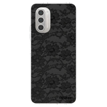 Picasee silikonowe przeźroczyste etui na Motorola Moto G51 - Dark Elegance