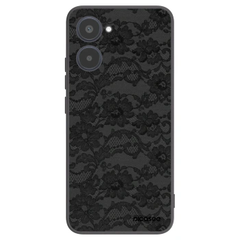 Picasee silikonowe czarne etui na Realme 10 4G - Dark Elegance