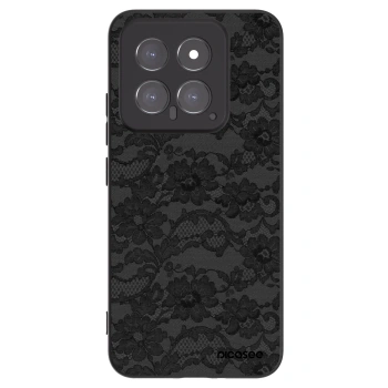 Picasee silikonowe czarne etui na Xiaomi 14 - Dark Elegance
