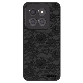 Picasee silikonowe czarne etui na Xiaomi 14 Pro - Dark Elegance