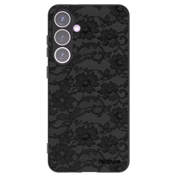 Picasee silikonowe czarne etui na Samsung Galaxy S24+ S926B 5G - Dark Elegance