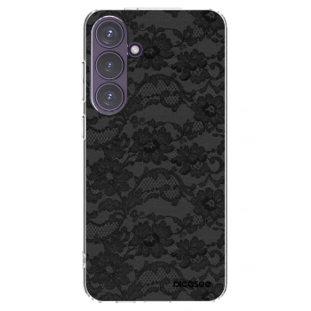 Picasee silikonowe przeźroczyste etui na Samsung Galaxy S24+ S926B 5G - Dark Elegance