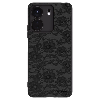 Picasee silikonowe czarne etui na Xiaomi Redmi 13C 4G - Dark Elegance
