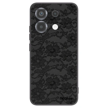 Picasee silikonowe czarne etui na Xiaomi Poco X6 - Dark Elegance