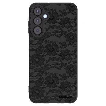 Picasee silikonowe czarne etui na Samsung Galaxy A25 A256B 5G - Dark Elegance