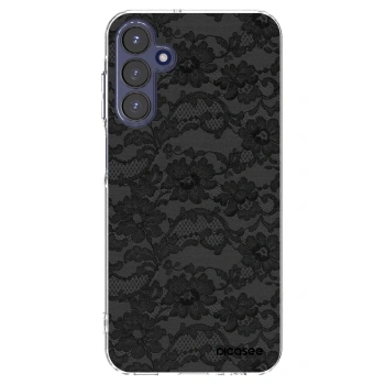 Picasee silikonowe przeźroczyste etui na Samsung Galaxy A15 A155F 4G - Dark Elegance