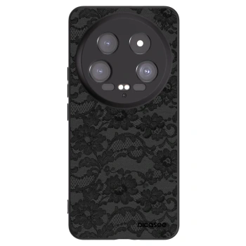 Picasee silikonowe czarne etui na Xiaomi 14 Ultra - Dark Elegance