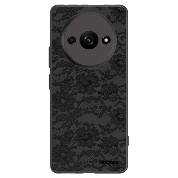 Picasee silikonowe czarne etui na Xiaomi Redmi A3 - Dark Elegance