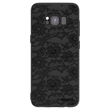 Picasee silikonowe czarne etui na Samsung Galaxy S8 G950F - Dark Elegance