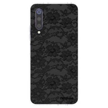 Picasee silikonowe przeźroczyste etui na Xiaomi Mi 9 - Dark Elegance