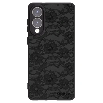 Picasee silikonowe czarne etui na Samsung Galaxy S25 Edge 5G - Dark Elegance