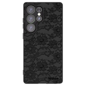 Picasee silikonowe czarne etui na Samsung Galaxy S25 Ultra 5G - Dark Elegance