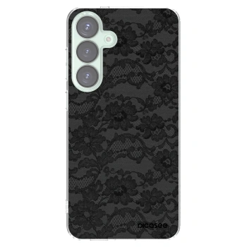 Picasee silikonowe przeźroczyste etui na Samsung Galaxy S25+ 5G - Dark Elegance