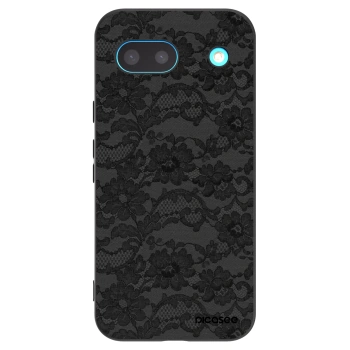 Picasee silikonowe czarne etui na Google Pixel 8 - Dark Elegance