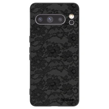 Picasee silikonowe czarne etui na Google Pixel 8 Pro - Dark Elegance