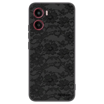 Picasee silikonowe czarne etui na Motorola Moto G05 - Dark Elegance