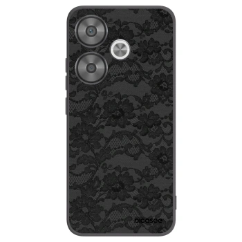 Picasee silikonowe czarne etui na Xiaomi Poco F6 - Dark Elegance