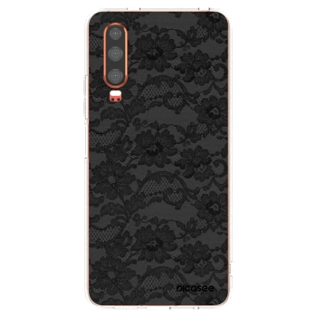 Picasee silikonowe przeźroczyste etui na Huawei P30 - Dark Elegance