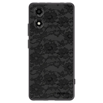 Picasee silikonowe czarne etui na Motorola Moto E14 - Dark Elegance