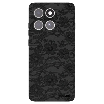 Picasee silikonowe czarne etui na Motorola Edge 60 Pro - Dark Elegance