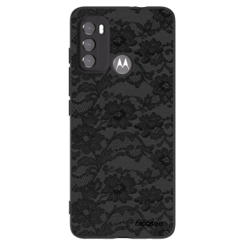 Picasee silikonowe czarne etui na Motorola Edge 60 5G - Dark Elegance