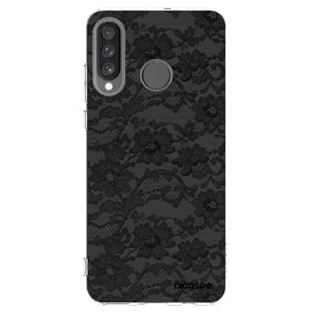 Picasee silikonowe przeźroczyste etui na Huawei P30 Lite - Dark Elegance