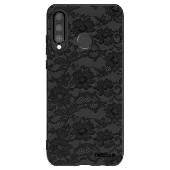 Picasee silikonowe czarne etui na Huawei P30 Lite - Dark Elegance