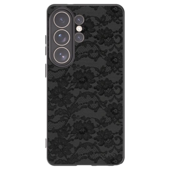 Picasee silikonowe czarne etui na Samsung Galaxy S26 Ultra - Dark Elegance