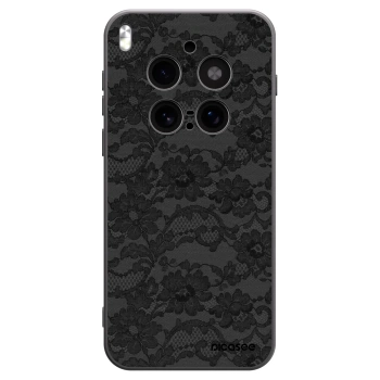 Picasee silikonowe czarne etui na Vivo X300 Pro - Dark Elegance