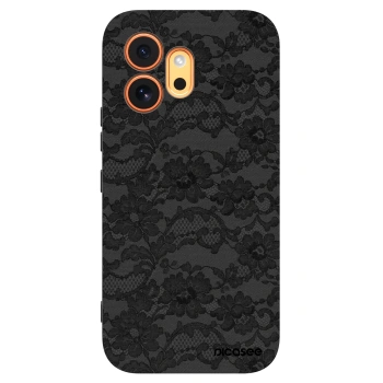 Picasee silikonowe czarne etui na Honor 600 - Dark Elegance