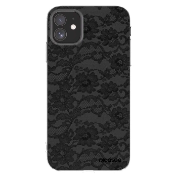 Picasee silikonowe przeźroczyste etui na Apple iPhone 11 - Dark Elegance