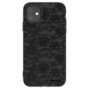 Picasee silikonowe czarne etui na Apple iPhone 11 - Dark Elegance