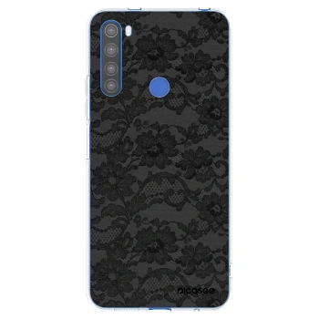 Picasee silikonowe przeźroczyste etui na Xiaomi Redmi Note 8T - Dark Elegance