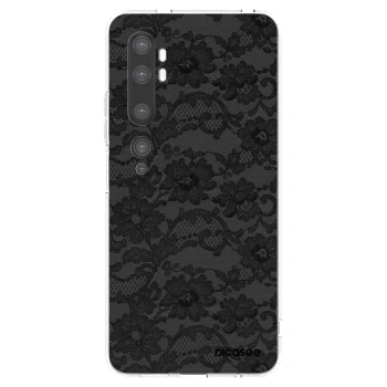 Picasee silikonowe przeźroczyste etui na Xiaomi Mi Note 10 (Pro) - Dark Elegance