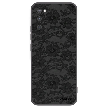 Picasee silikonowe czarne etui na Samsung Galaxy S20 G980F - Dark Elegance