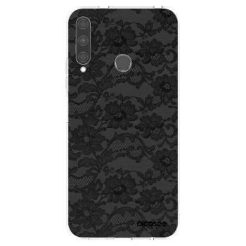 Picasee silikonowe przeźroczyste etui na Huawei P40 Lite E - Dark Elegance