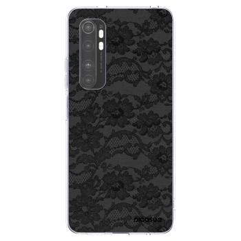 Picasee silikonowe przeźroczyste etui na Xiaomi Mi Note 10 Lite - Dark Elegance