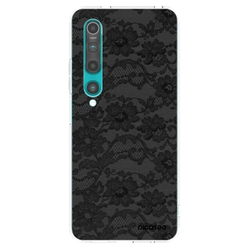 Picasee silikonowe przeźroczyste etui na Xiaomi Mi 10 - Dark Elegance