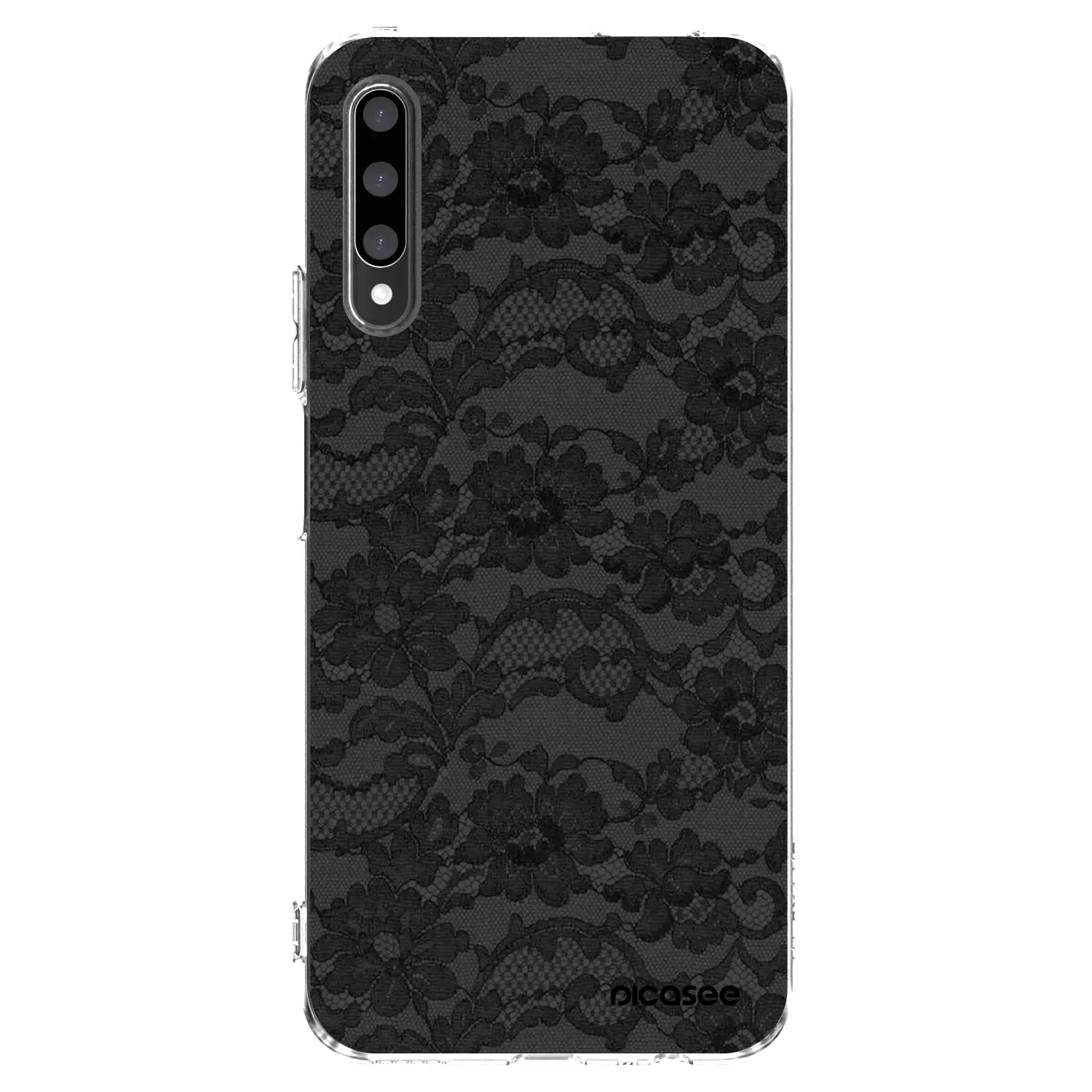 Picasee silikonowe przeźroczyste etui na Honor 9X Pro - Dark Elegance